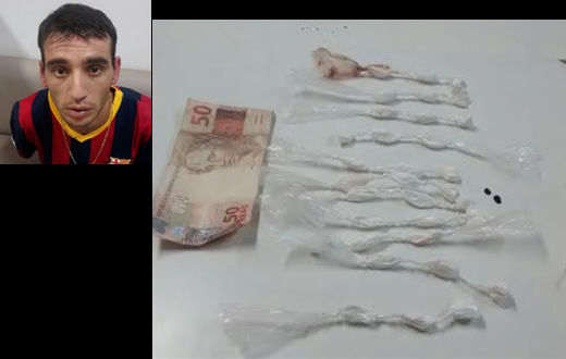 PM realiza flagrante de tráfico no Jardim Brasil