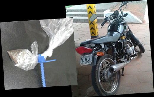 Adolescente é sindicado por porte de droga e resistência