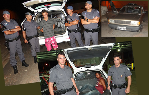 Dupla autora de roubos e furtos é presa pela PM