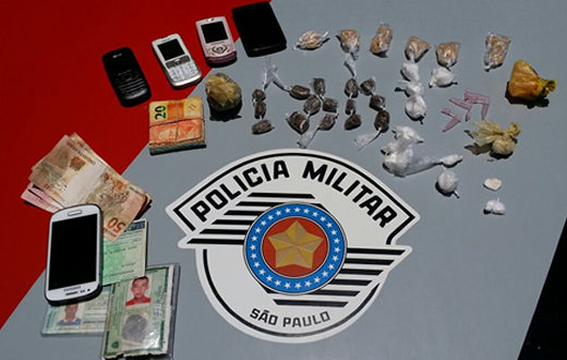 PM realiza flagrante de tráfico no Jardim Brasil