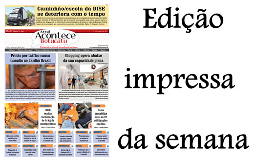 Confira a capa da edição impressa desta semana
