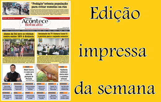 Confira a capa da edição impressa desta semana