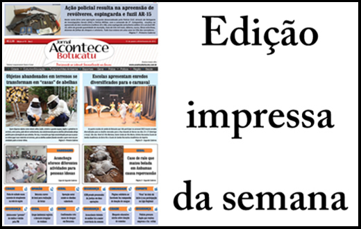 Confira a capa da edição impressa desta semana