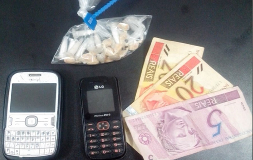 Equipe Alpha da PM realiza flagrante de tráfico