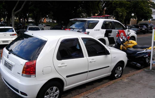 Força Tática localiza Fiat Pálio produto de furto