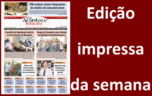 Confira a capa da edição impressa desta semana