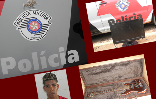 PM da 3ª Companhia elucida furto e faz flagrante de tráfico