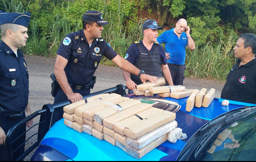DISE e GCM apreendem 30 tijolos de maconha
