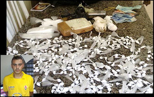 Força Tática faz apreensão de mais de 1,5 kg de cocaína