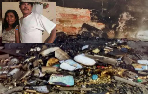 Casal em Bofete morre por causa de incêndio criminoso