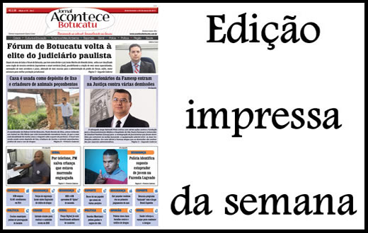 Confira a capa da edição impressa desta semana