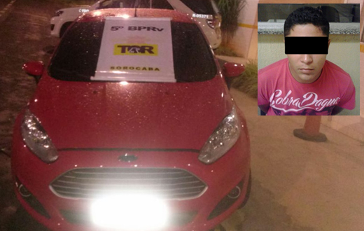 Veículo roubado clonado é apreendido pelo TOR‏