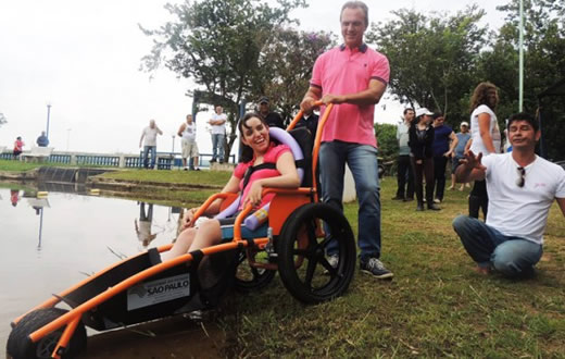 São Manuel inicia o Programa Praia Acessível