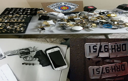 Polícia Rodoviária detém  carro com produto de roubo