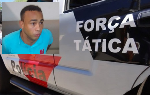 Acusado de vários roubos é preso pela Força Tática