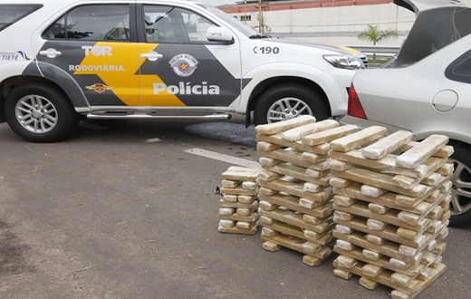 TOR apreende maconha que vinha para Botucatu