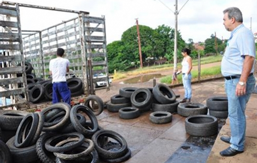 Botucatu faz coleta de 20 toneladas de pneus ao mês