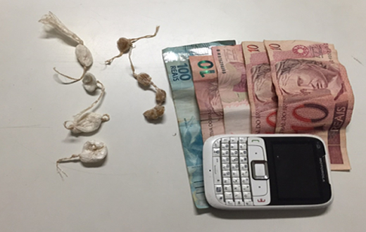 PM realiza flagrante de tráfico no Jardim Ciranda