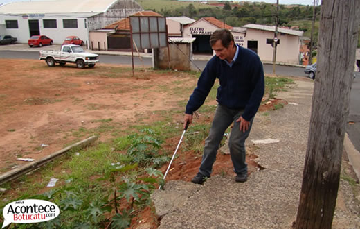 Inacessibilidade em calçadas vira tema de requerimento