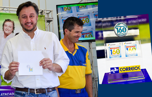 Botucatu ganha selo e carimbo alusivos aos 160 anos