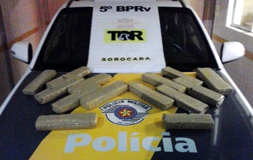 TOR prende casal com mais de 13 quilos de maconha