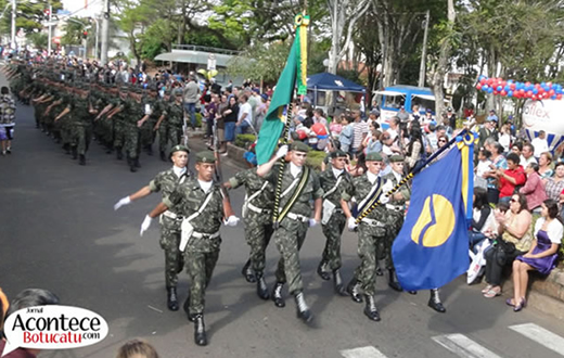 Desfile cívico de Botucatu será na Amando de Barros