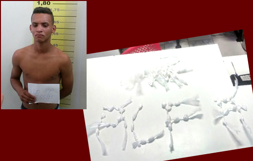 PM realiza flagrante de tráfico no Jardim Ciranda