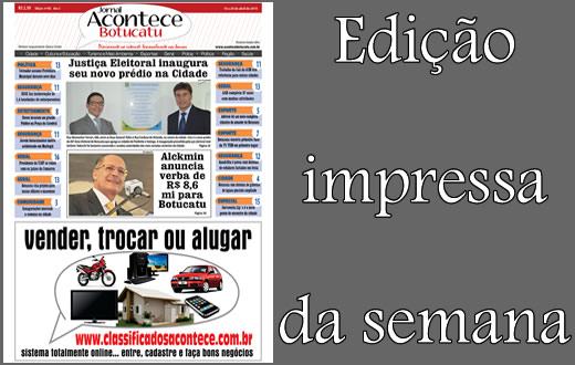 Confira a capa da edição impressa da semana