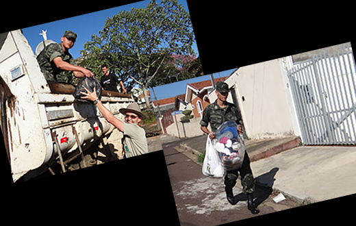 Campanha do Agasalho 2015 realizou coleta porta a porta