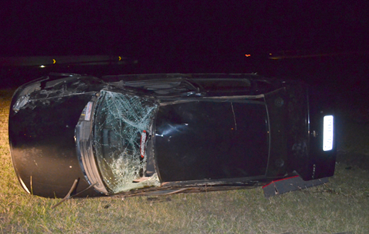 PM registra capotamento em via de acesso a Unesp