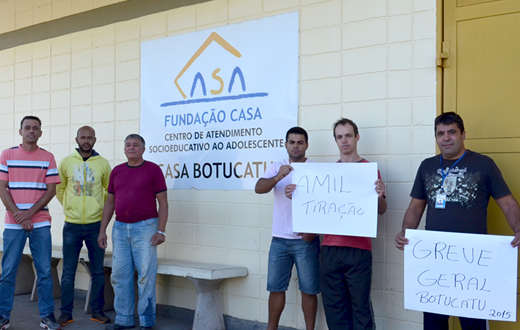 Fundação Casa de Botucatu adere a greve estadual