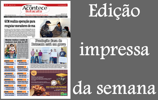 Confira a capa da edição impressa desta semana
