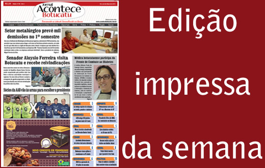 Confira a capa da edição impressa desta semana