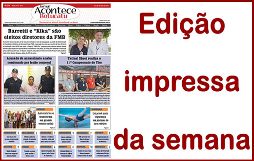 Confira a capa da edição impressa desta semana
