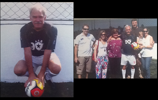 Um bairrista que ganhou o apelido de Maquininha