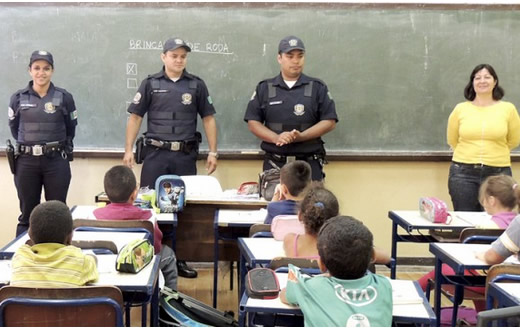 GCM de São Manuel realiza ronda em áreas escolares