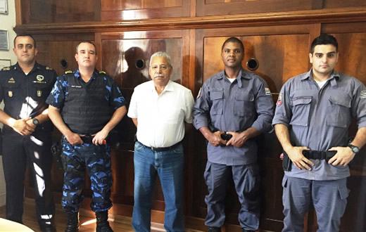 Novo comandante da Ambiental visita a GCM