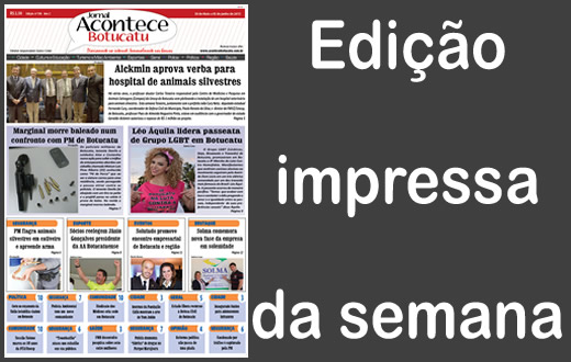 Confira a capa da edição impressa desta semana