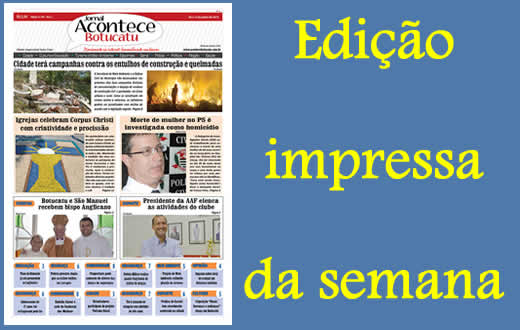 Confira a capa da edição impressa desta semana