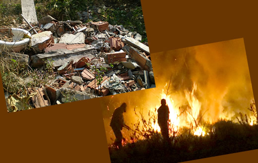 Cidade terá campanha contra os entulhos e queimadas