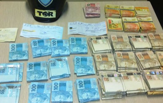 TOR apreende mais de R$ 100 mil de origem criminosa
