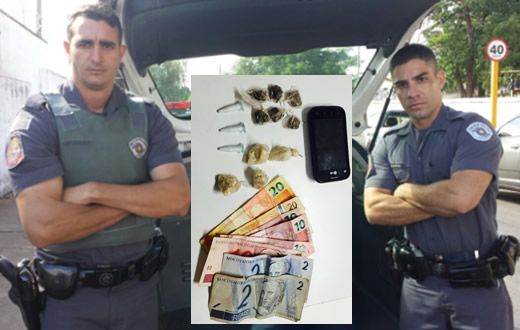 Rapaz é flagrado traficando na Vila Maria