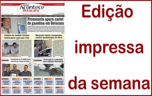 Confira a capa da edição impressa da semana‏