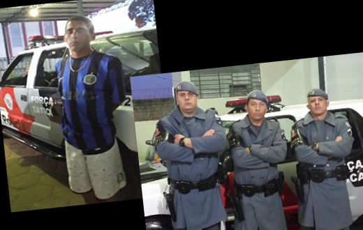 Força Tática realiza flagrante de furto na Vila Maria