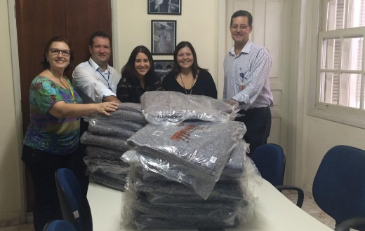 Fundo Social recebe a doação de 31 cobertores