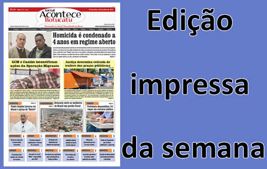 Confira a capa da edição impressa desta semana