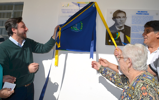 Posto de Saúde recebe nome de Gilberto Pedro Vocci