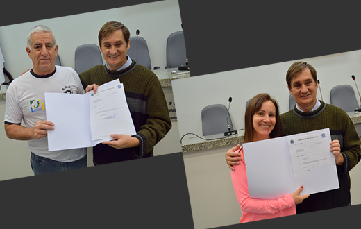 Atleta e artista recebem homenagem na Câmara