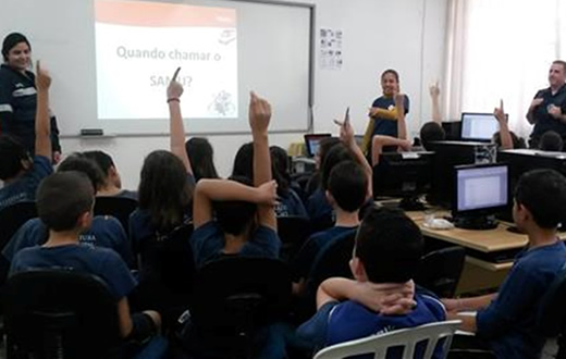 Cerol é tema de palestra a alunos do Patrulha da Paz