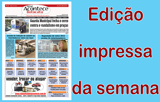 Confira a capa da edição impressa desta semana